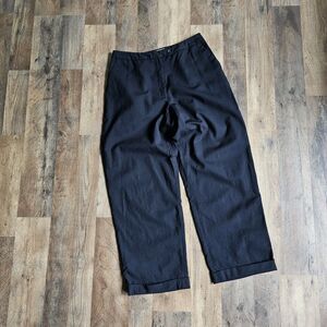 Vintage L.L. Bean Black Wool Blend Pants – Size 4 – Made in USA Lightweight